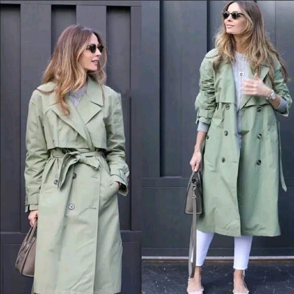 Zara Jackets & Blazers - Gone on 10/25 ⏳ Double Breasted Olive Trench Coat
